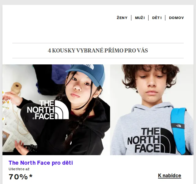 Lounge by Zalando: The North Face, Timberland a Kids ONLY se slevou až 80 % – červenec 2026 | Nuslet.cz