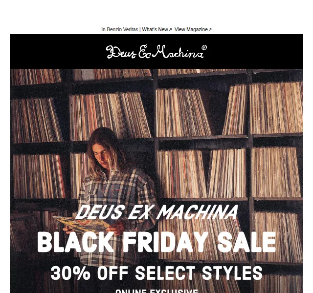 Deus Ex Machina Europe: Early Access Black Friday sleva 30 % – červenec 2026 | Nuslet.cz