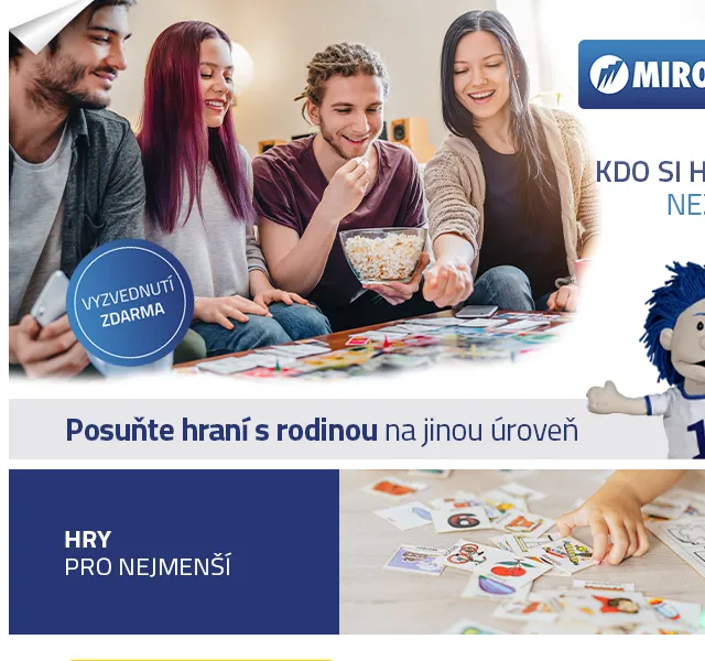 Mironet: Společenské hry pro celou rodinu – červen 2026 | Nuslet.cz
