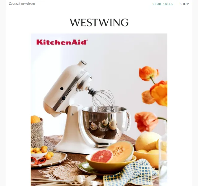 Westwing: KitchenAid slevy – červenec 2026 | Nuslet.cz
