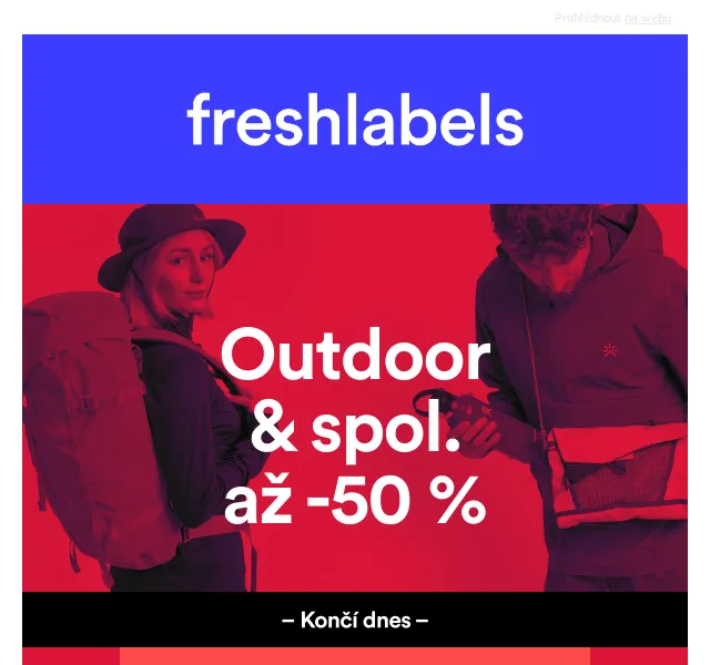 Freshlabels: Outdoor slevy až 50 % a novinky Rains – červenec 2026 | Nuslet.cz