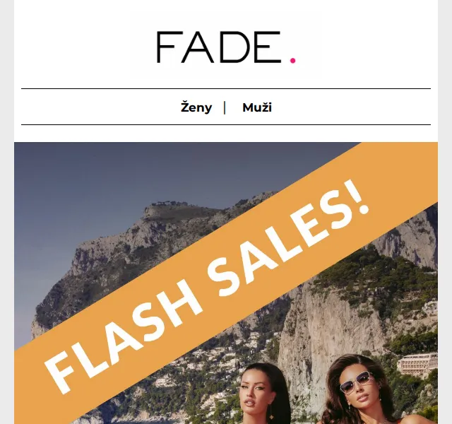 Fade: slevy až -20 % na Guess a Calvin Klein – červenec 2026 | Nuslet.cz