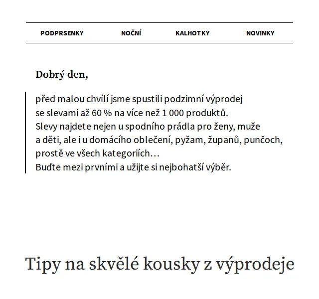 Astratex.cz: Slevy až 60 % na spodní prádlo – červen 2026 | Nuslet.cz