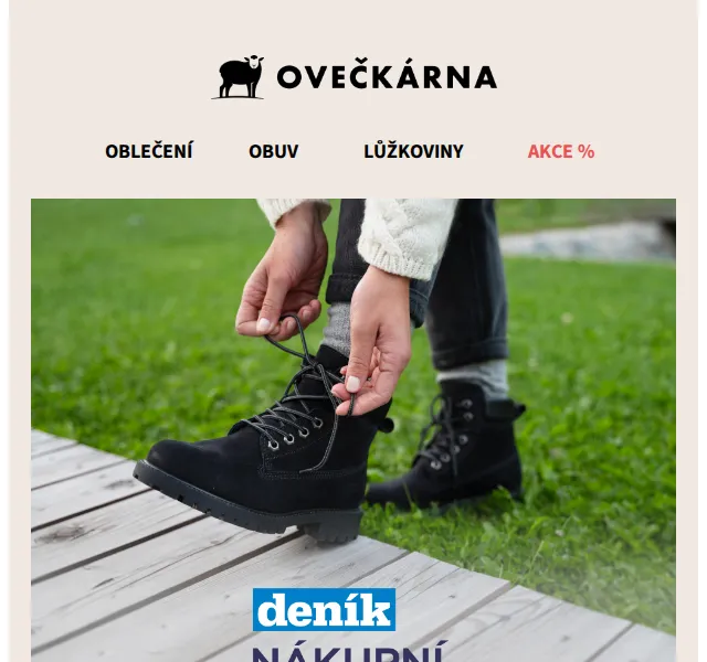 Ovečkárna: Sleva 20 % na vlněné oblečení a doplňky – červenec 2026 | Nuslet.cz