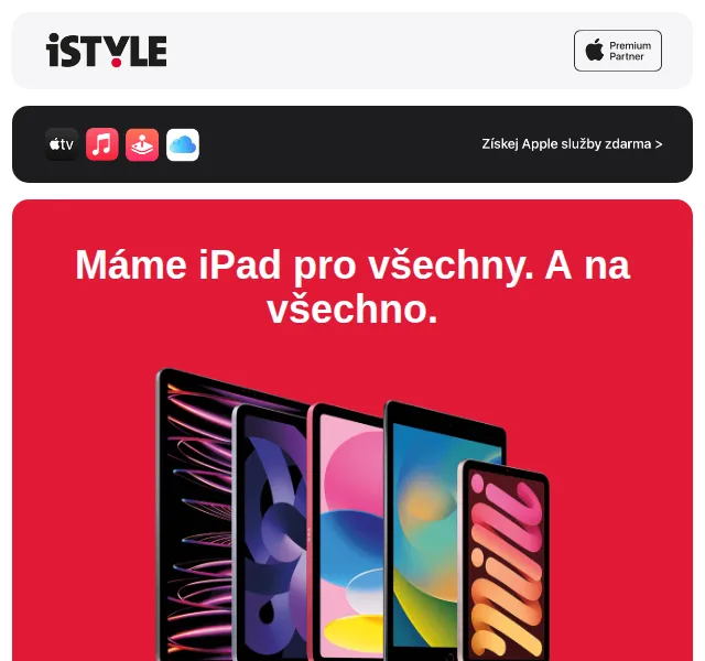 iSTYLE: iPad od 424 Kč/měsíc s Easy Upgrade – červen 2026 | Nuslet.cz