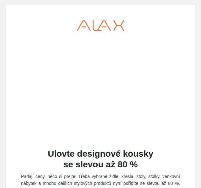ALAX nábytek: Letní výprodej – sleva až 80 %, červenec 2026 | Nuslet.cz