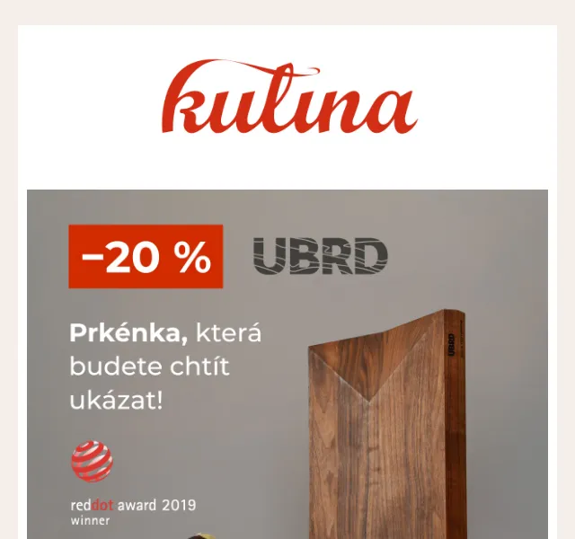 KULINA.cz: Prkénka UBRD se slevou 20 % – červenec 2026 | Nuslet.cz