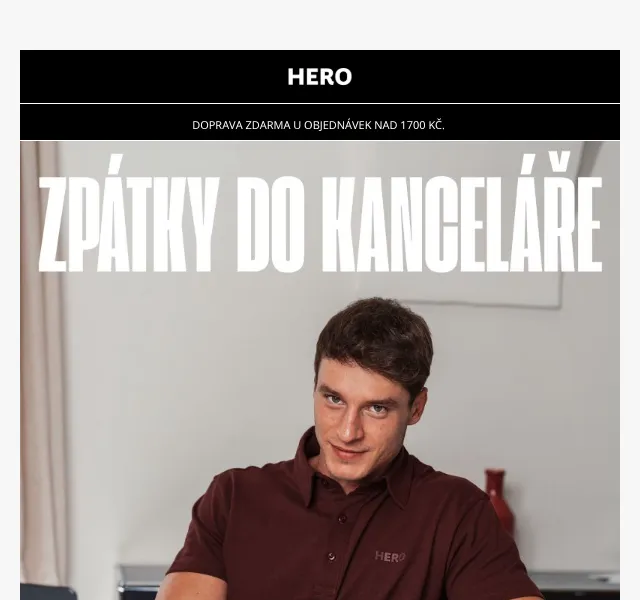 HERO: 17 % sleva kódem OFFICE – srpen 2026