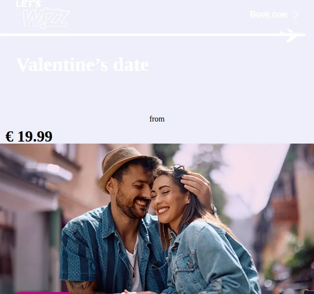 Wizz Air: Letenky od 19,99 € s 50% slevou na sedadlo – červenec 2026 | Nuslet.cz