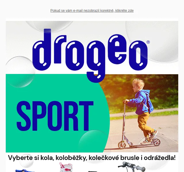 Drogeo: Kola, koloběžky a brusle s dopravou zdarma – červen 2026 | Nuslet.cz
