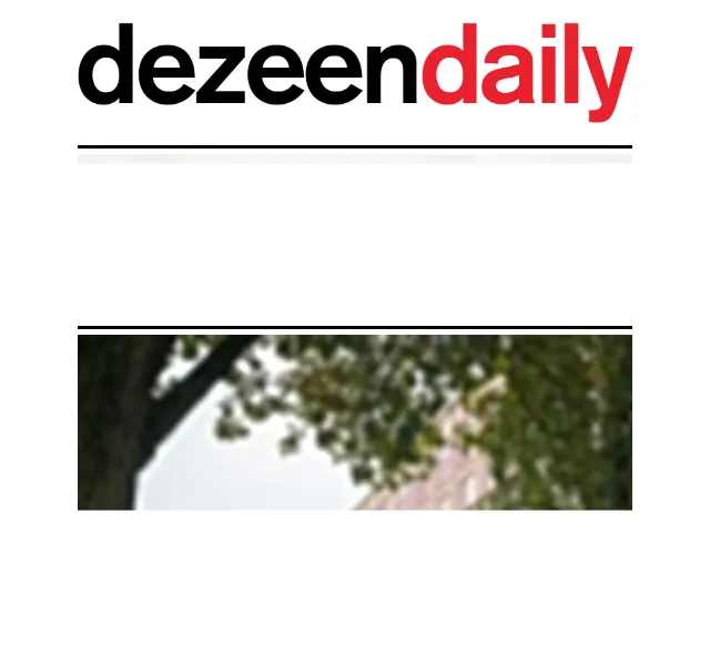 Dezeen Daily: Nejnovější zprávy z architektury – červenec 2026 | Nuslet.cz
