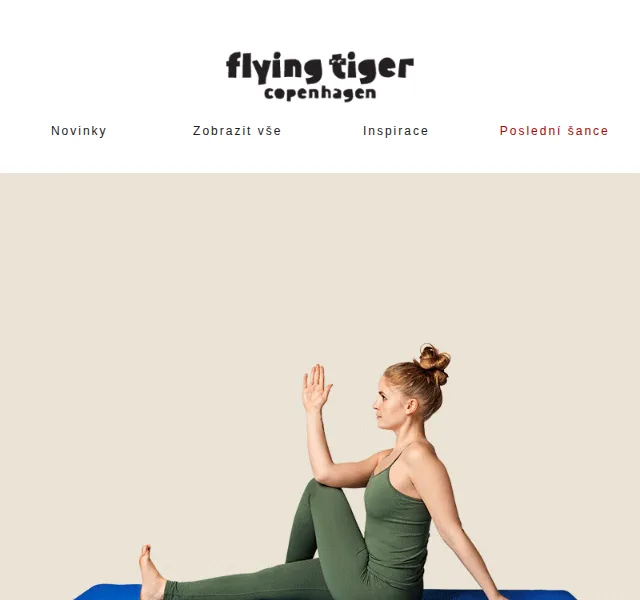 Flying Tiger Copenhagen: Sportovní vybavení – červenec 2026 | Nuslet.cz
