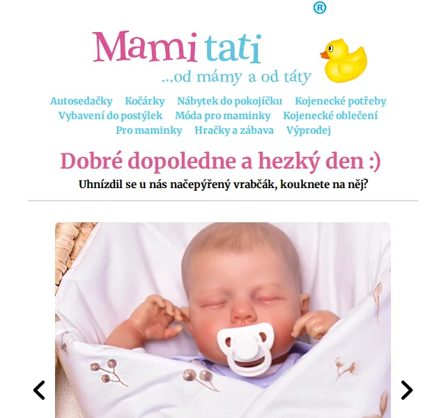 Mamitati.cz: Sleva na zavinovačky Baby Nellys a hračky – červenec 2026 | Nuslet.cz