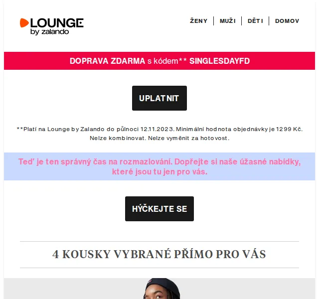Lounge by Zalando: Singles' Day – Tommy Jeans & UGG – červenec 2026 | Nuslet.cz