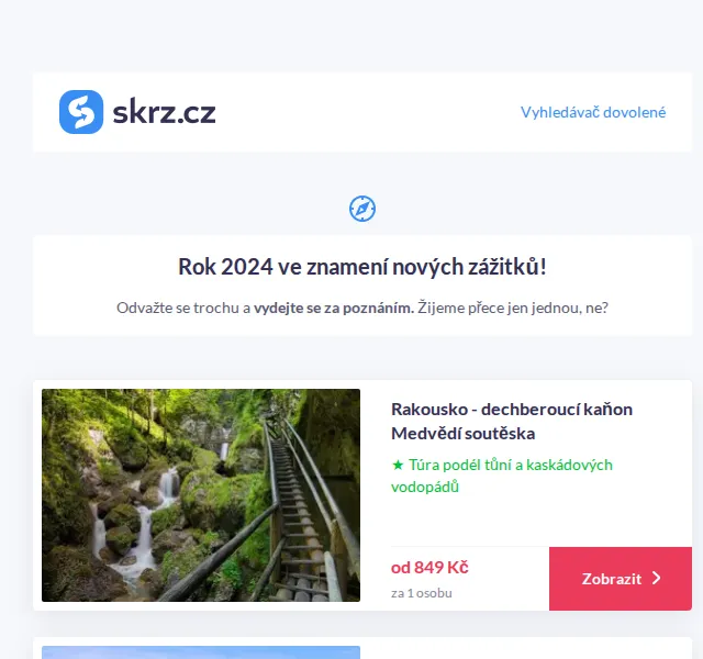 Vánoce na Skrz: Poznávací zájezdy od 799 Kč – červenec 2026 | Nuslet.cz