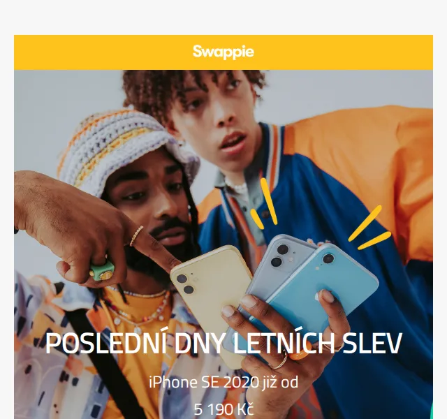 Swappie: Zlevněné iPhony – červen 2026 | Nuslet.cz
