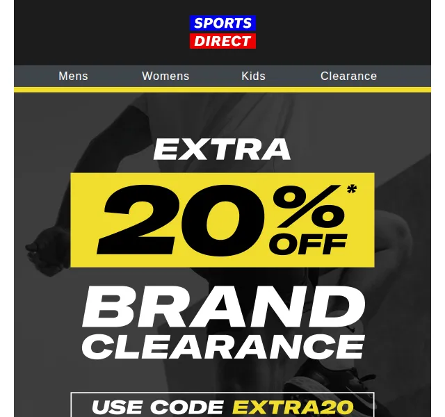 Sportsdirect: Extra 20% sleva na Clearance – červenec 2026 | Nuslet.cz