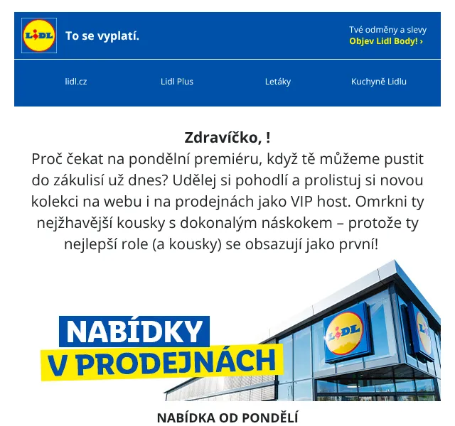 Lidl Plus: až 52 % sleva – července 2026 | Nuslet.cz