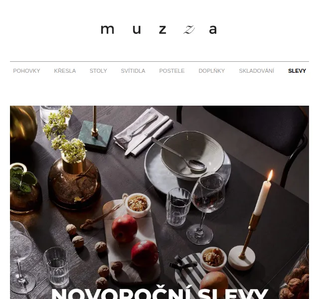 MUZZA: Novoroční slevy – červen 2026 | Nuslet.cz
