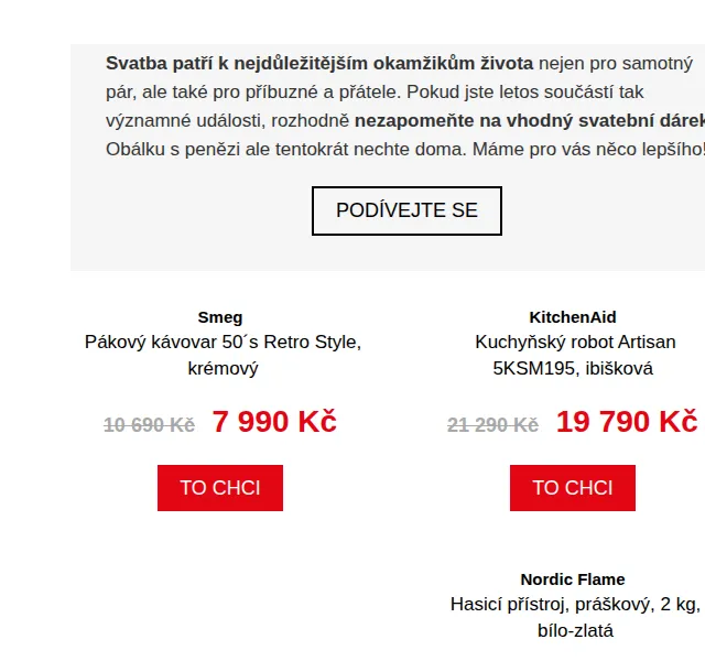 Potten & Pannen: Smeg kávovar za 7 990 Kč – červenec 2026 | Nuslet.cz