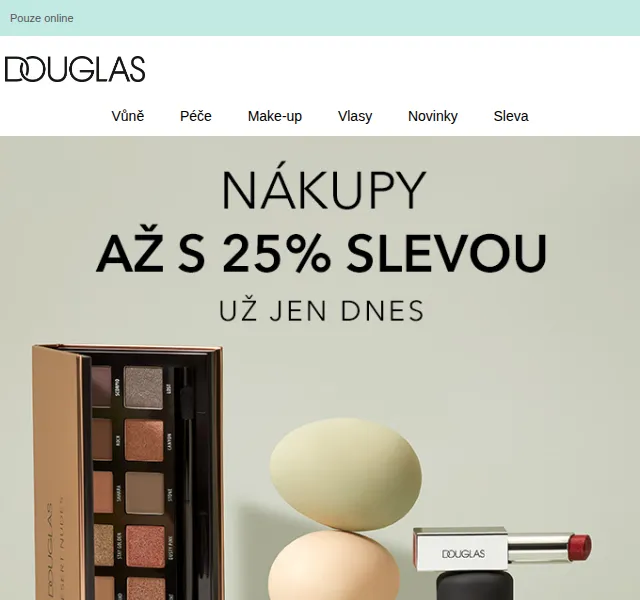 Douglas CZ: Až 25% sleva na parfémy a kosmetiku – červen 2026 | Nuslet.cz