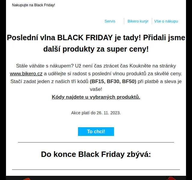 czbikero: Black Friday slevy až 50 % – listopad 2023 | Nuslet.cz