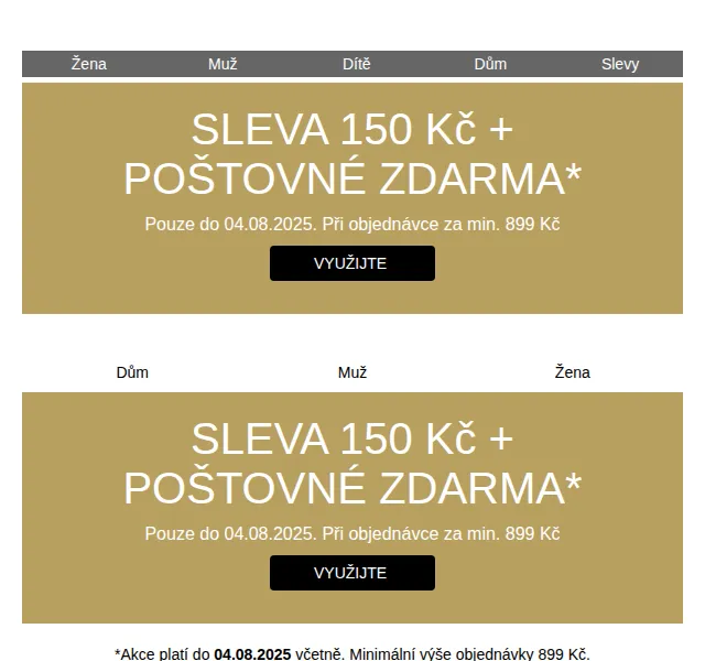 bonprix: Sleva 150 Kč a poštovné zdarma – červenec 2025 | Nuslet.cz
