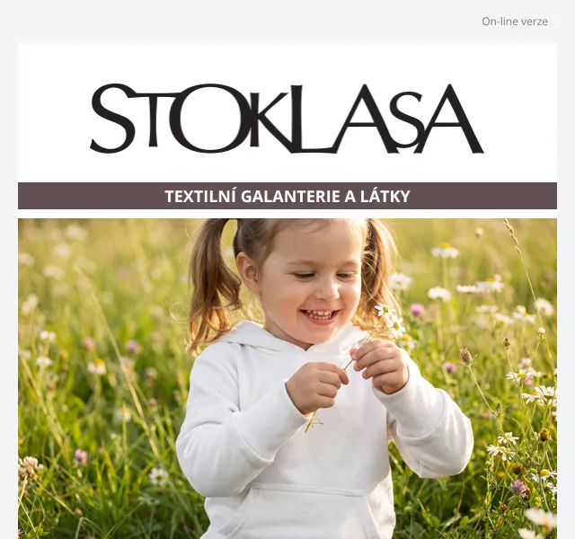 Stoklasa: Elastické náplety na rukávy až -40 % | Srpen