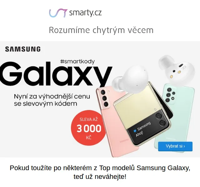 Smarty.cz: Samsung Galaxy S21 se slevou až 3000 Kč – červen 2026 | Nuslet.cz