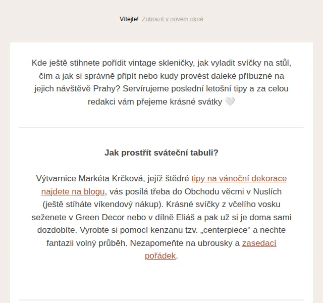 Jídlo a radost: Vánoční speciál s tipy na sváteční tabuli – červen 2026 | Nuslet.cz