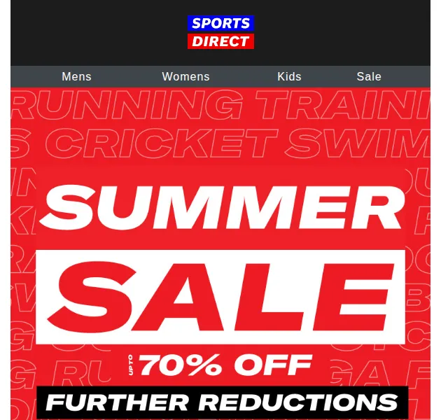 Sportsdirect: Sleva až 70 % na letní kolekci – červen 2026 | Nuslet.cz
