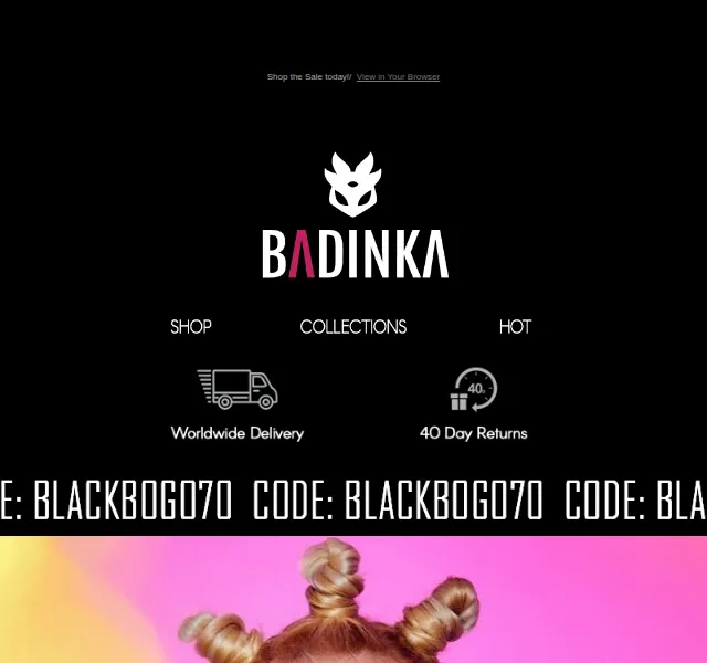 BADINKA: Buy 1 Bodysuit, Get 1 70% OFF – červen 2026 | Nuslet.cz