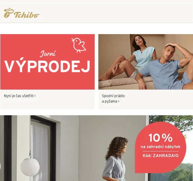 Tchibo: 10% sleva na zahradní oázu relaxu – červenec 2026 | Nuslet.cz