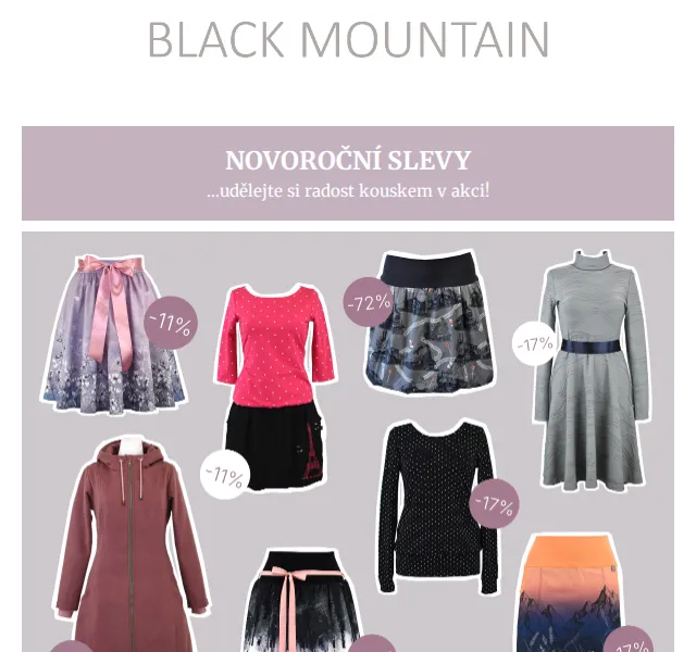 Black Mountain: Novoroční výprodej až 70 % – červenec 2026 | Nuslet.cz