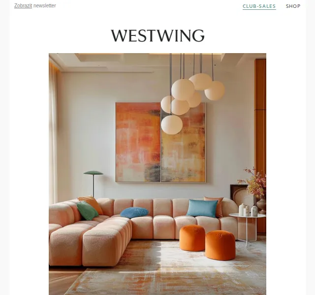 Westwing: Quiet Maximalism – červenec 2026 | Nuslet.cz