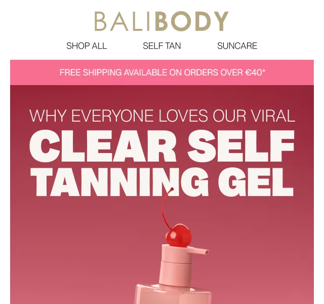 Bali Body: Clear Gel Self Tan – červen 2026 | Nuslet.cz