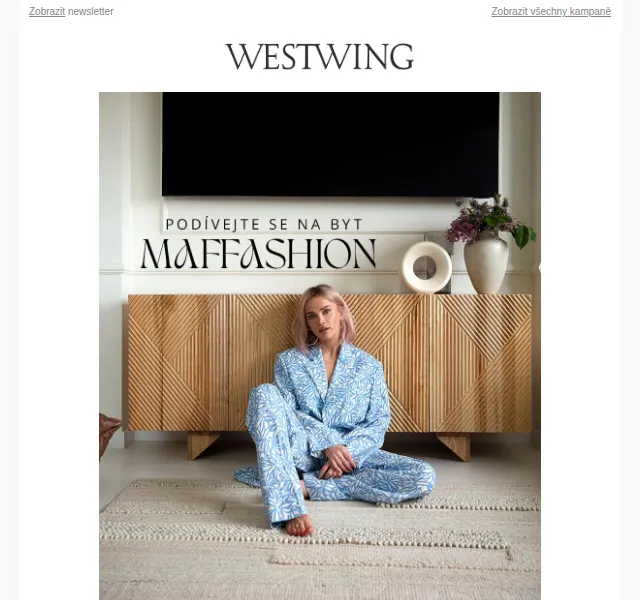 Westwing: Maffashion byt + vánoční kolekce – červen 2026 | Nuslet.cz