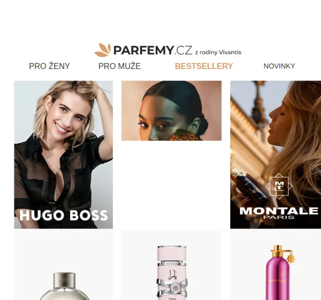 Parfemy.cz: Parfémy Montale, Lattafa, Hugo Boss – červenec 2026 | Nuslet.cz