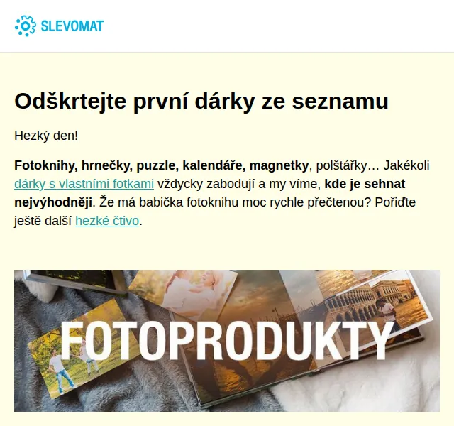 Slevomat: fotodárky od 99 Kč – červen 2026 | Nuslet.cz