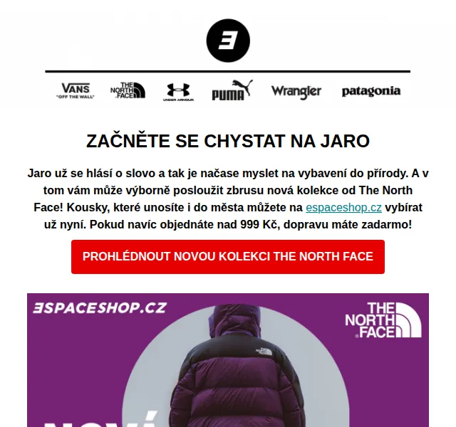 ESPACE: Nová kolekce The North Face – červen 2026 | Nuslet.cz