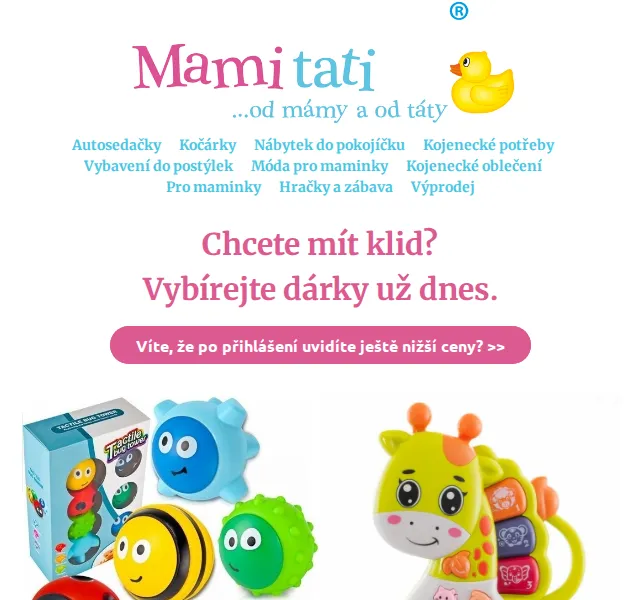 Mamitati: 30% sleva Moni, Byox, Cangaroo – červen 2026 | Nuslet.cz