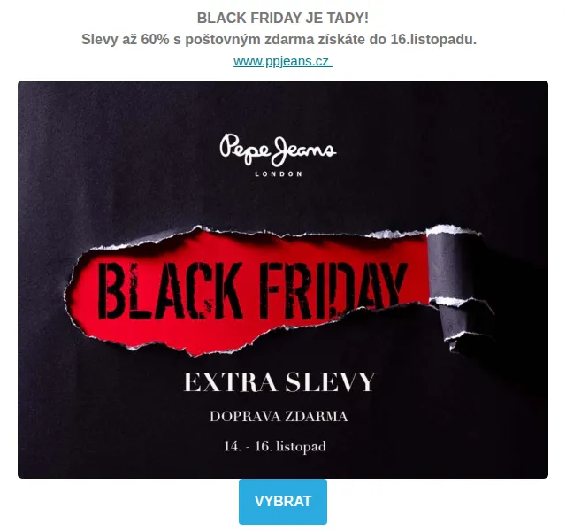 Pepe Jeans: Black Friday slevy až 60 % – červen 2026 | Nuslet.cz