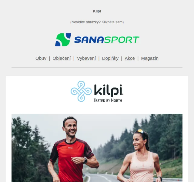 Sanasport: dalších -20 % na běžeckou výbavu od Kilpi – červen 2026 | Nuslet.cz