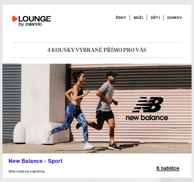 Lounge by Zalando: New Balance, ECCO & Superfit – červenec 2026 | Nuslet.cz