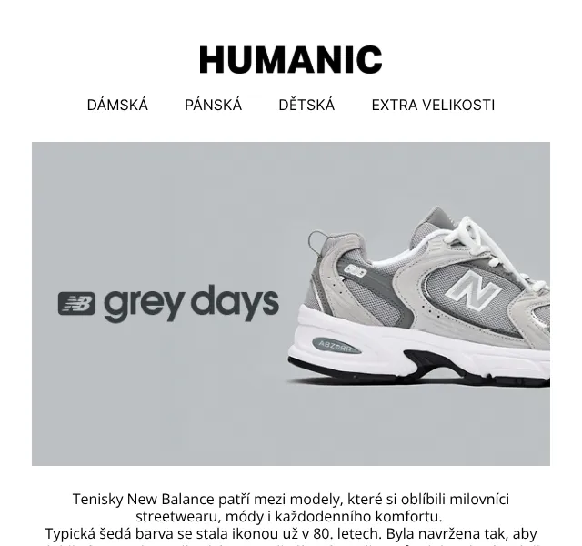 HUMANIC: New Balance tenisky – květen 2026 | Nuslet.cz