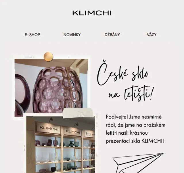 KLIMCHI: Křídla podzimu – ručně foukané sklo – červen 2026 | Nuslet.cz