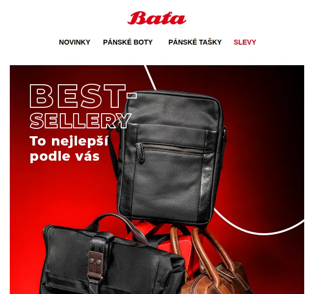 Baťa: Pánské tašky bestsellery a batohy – červen 2026 | Nuslet.cz