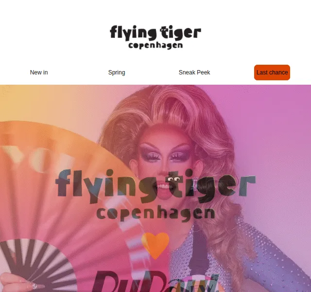 Flying Tiger Copenhagen: RuPaul's Drag Race kolekce – duben 2026 | Nuslet.cz