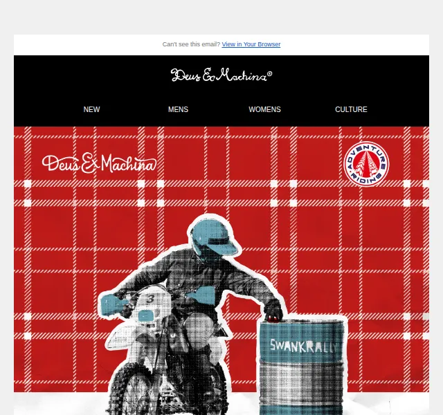 Deus Ex Machina Europe: Swank Rally Winter kolekce – červenec 2026 | Nuslet.cz