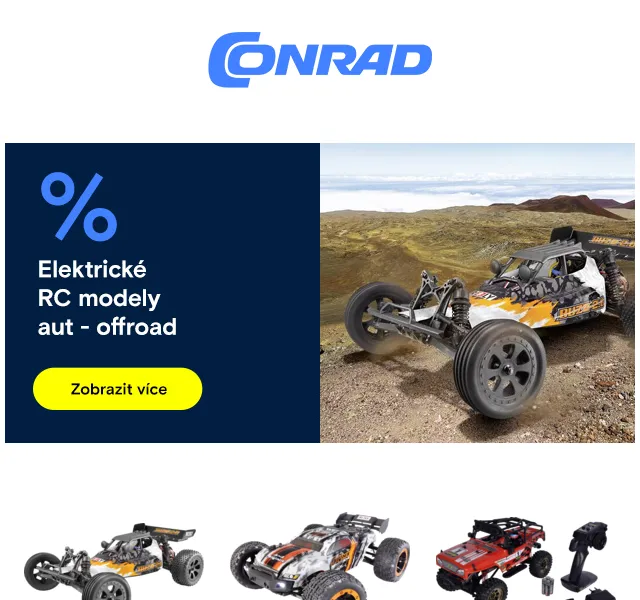 Conrad Electronic: RC modely se slevou až 23 % – červenec 2026 | Nuslet.cz